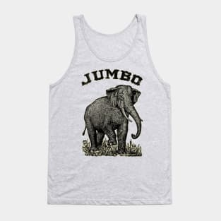 Jumbo the Elephant Vintage Image Dark & Subtle Tank Top